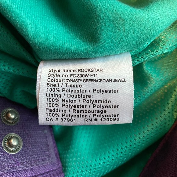 Firefly Rockstar snow pants, size M, green colour. - Picture 3 of 4